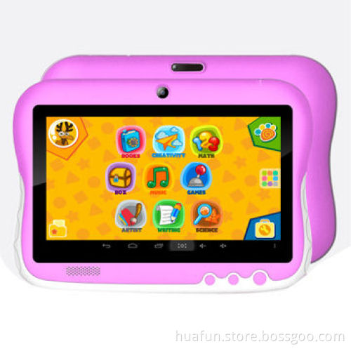 7' Kids PC Tablet, 800*480/1,024*600, 1G/32G, front/back camera 0.3mp/2.0mp, Dual-core ATM7021